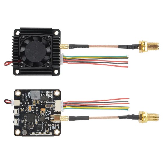 AKK VTX Ultra Long Range   4.9G/5.8G 3W up to 10Km VTX with Fan Smartaudio 30.5*30.5mm for RC Drone Drone Vtx